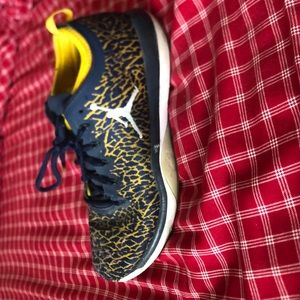 Jordan U of M athletic shoes